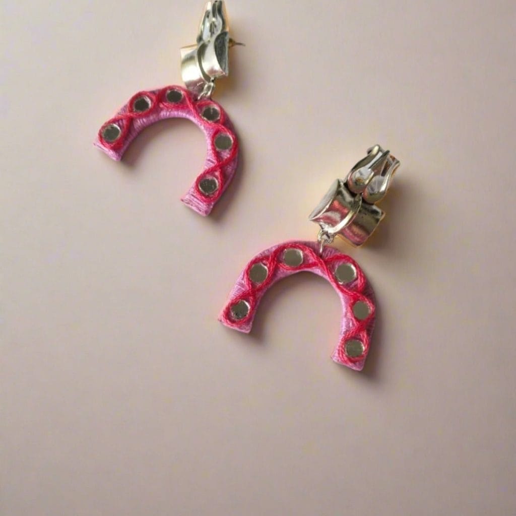 QXRrainvas trishul damru silver oxidised earrings for women the serene by rainvas sustainable womens earrings brown living rvs ser ear 85 528447Alt